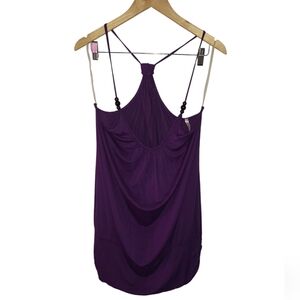 RUE21 purple tank Y2K "going out shirt"